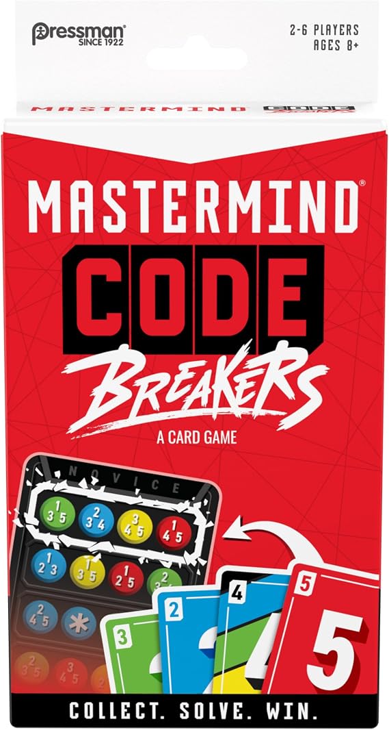 Mastermind Codebreakers Card Game | 3 Difficulty Levels of Play | 2-6 Players | Ages 8+ |