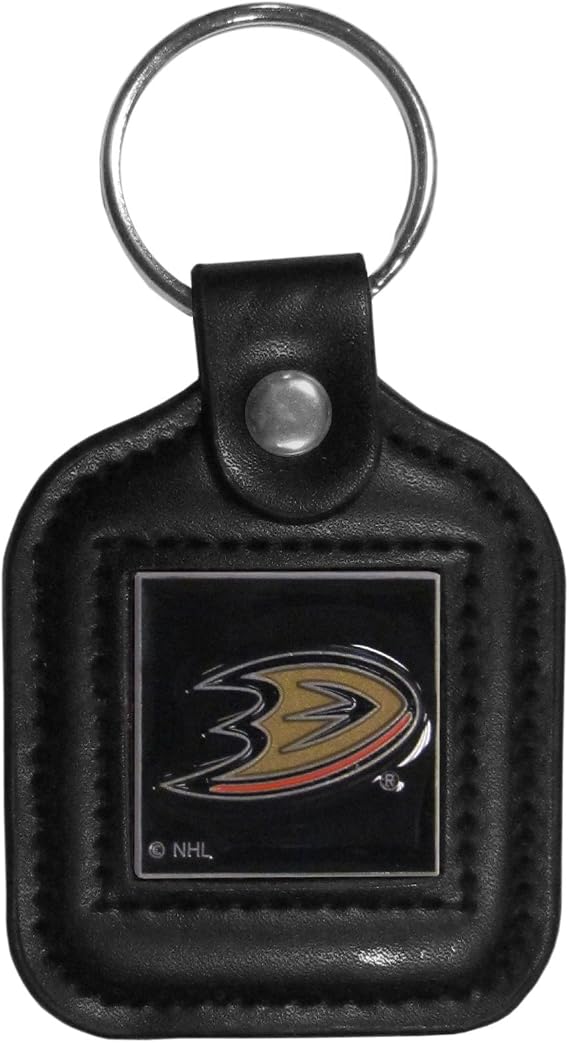 NHL Genuine Leather Key Chain