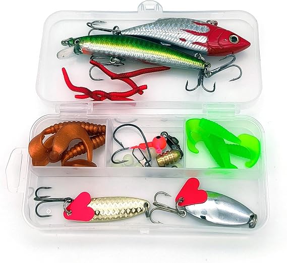 Valkyrie 28 Parça Silikon Rapala Kaşık Olta Yem ve Aksesuar Seti