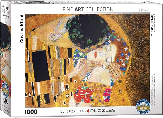 EuroGraphics The Kiss (Detail) by Gustav Klimt 1000 Piece Puzzle