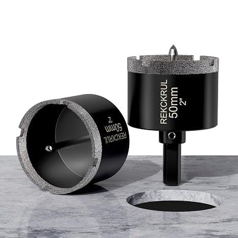 2 Inch Diamond Hole Saw with Pilot Drill Bit 2PCS