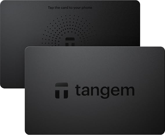 TANGEM Crypto Wallet Pack of 2 Trusted Cold Storage Hardware Wallet