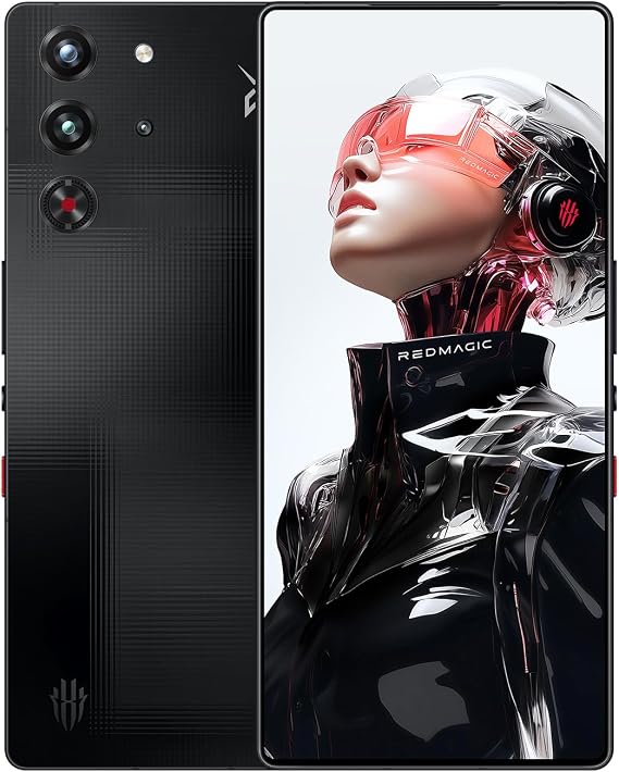 REDMAGIC 10S Pro Smartphone 5G, 144Hz Gaming Phone, 6.85" 1.5K AMOLED Screen, Under Display Camera, All-Day Performance Android Phone, 12+256GB, Dual-Sim, US Unlocked Cell Phone Black