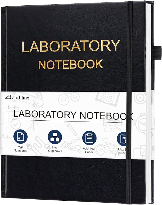 Lab Notebook - Chemistry Laboratory Notebook for Student, 8.5" X 11"