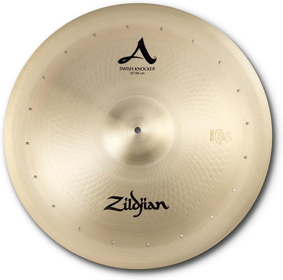 Zildjian A0315 22" A Swish Knocker Cymbal with 20 Rivets