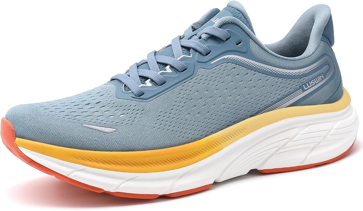 Men's Road Running Shoes Walking Athletic Trainers Non-Slip Sneakers