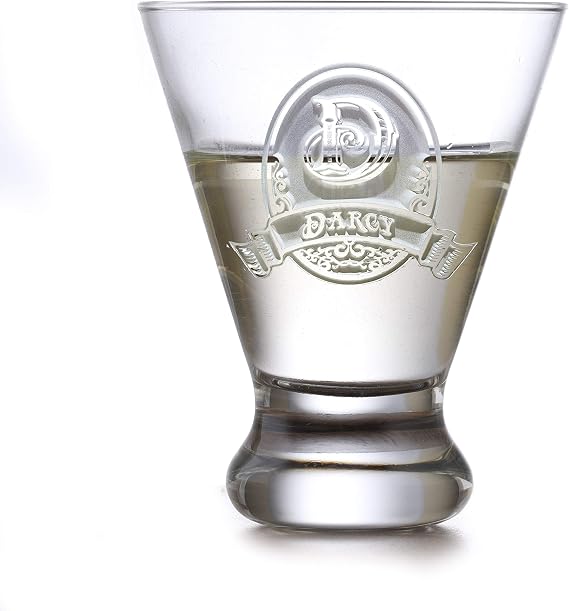 Engraved Personalized Martini Cosmopolitan Glass,
