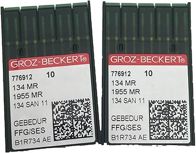 20 Pk. Groz-Beckert Gebedur 134MR Titainum Coated Longarm Machine Needlees