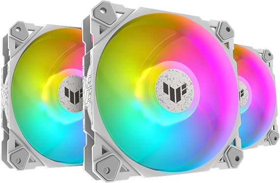 ASUS TUF Gaming TF120 ARGB Beyaz Fan Üçlü Paket