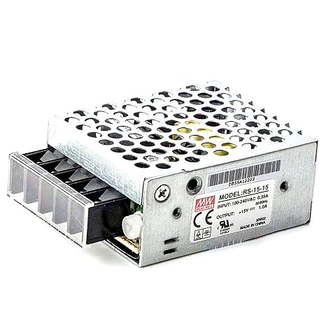 MEAN WELL original RS-15-15 15V 1A meanwell RS-15 15V 15W Single Output Switching Power Supply