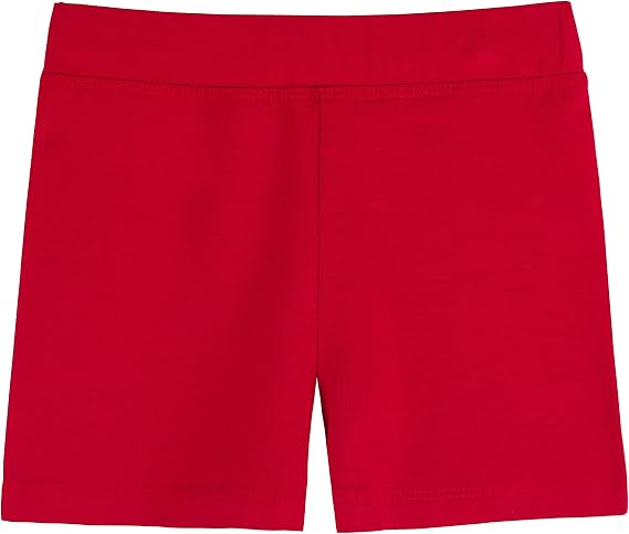 Lilax Girls' Basic Solid Soft Dance Short for Gymnastics or Under Skirts