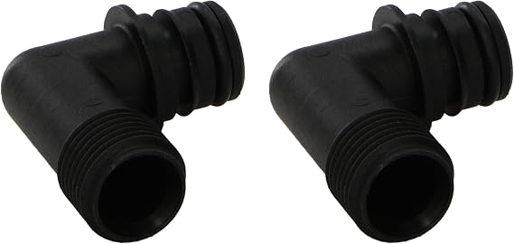 Flojet 20381-008 Quad Port Fitting, Black