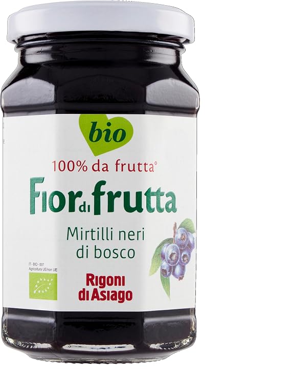 Rigoni di Asiago Fiore De Fruta Organic Fruit Spread Blueberry Sugar Free