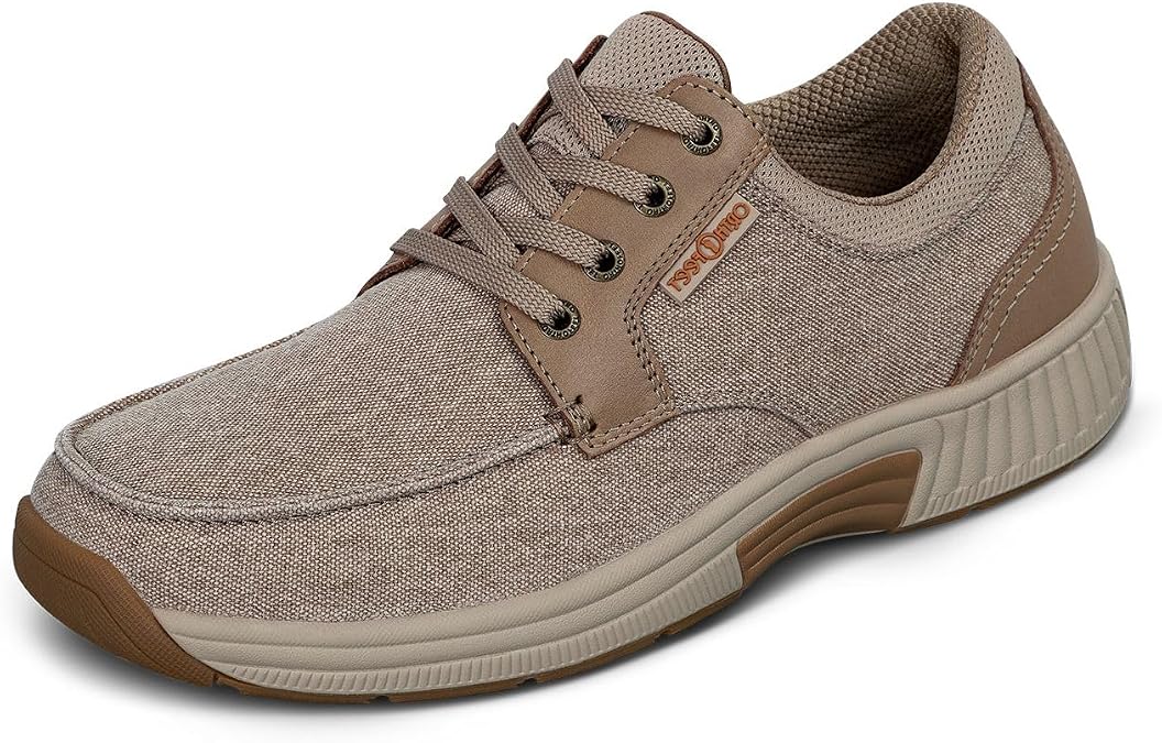 Orthofeet Porto Orthopedic Men's Canvas Walking Shoe