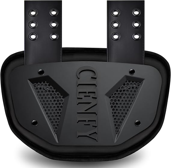 Football Back Plate with Hard Shell for Youth and Adults