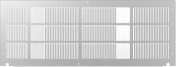 TOSOT PTAC Exterior Grille, 42 x 16in Standard Aluminum Grille for Packaged Terminal Air Conditioners or PTHP, Universal Accessory for Through The Wall Sleeve, with Six Clamps and Six Screws