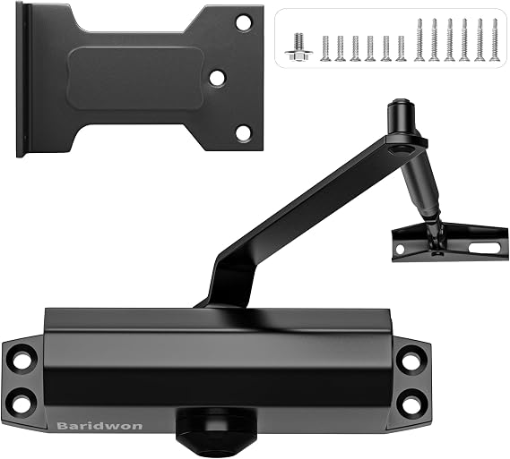 Self-Closing Door Hinge, LetBlack Commercial Grade, Medium Size (Home/Office), Quick Access & Durable