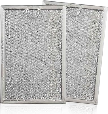 WB06X10309 Filter Microwave Oven Grease Filter 7-58 x 5 x 332 Inch by Seentech Microwave Filter - Replacement Part Numbers: AP3668752, 910457, WB6X10309-2 Packs