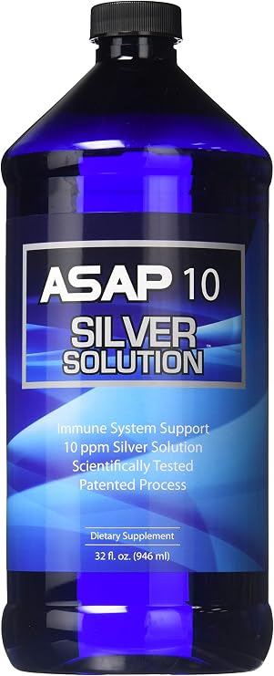 American Biotech Labs ASAP 10 Silver Solution, 32 fl. oz.