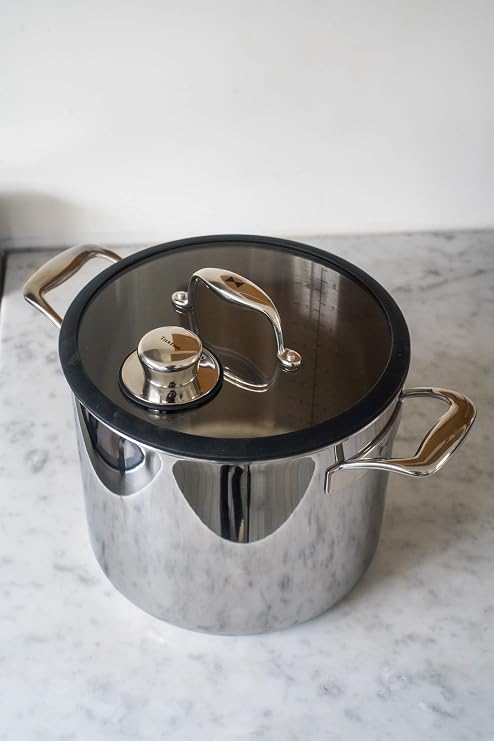 Tuxton Home THBCZ2-SS9-B Chef Series Sous Vide Pot, 9.8 qt, Silver, 9.8-Quart Pot