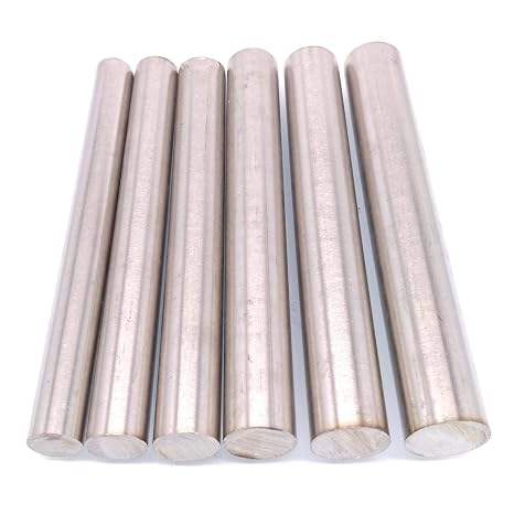 Yodaoke 6pcs 304 Stainless Steel Rods Assortment Kit Diameter 10mm-15mm Length 100mm