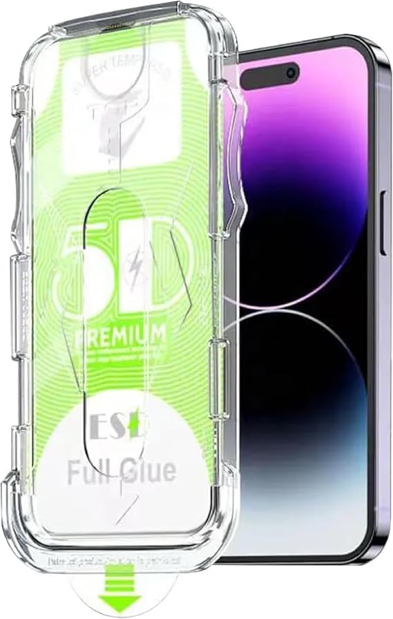 Babilden iPhone 15 İle Uyumlu Ekran Koruyucu Hizalama Aparatlı Takılırken Camın Altında Kesinlikle Toz Bırakmayan Darbelere Karşı Ekstra Dayanıklı Temperli Kırılmaz Cam Koruma