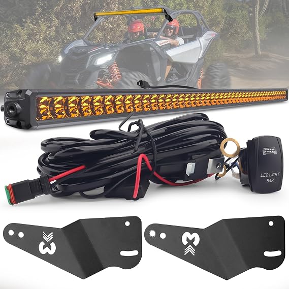 Chelhead X3 Light Bar Mounting Kits 50 Inch Slim Combo Beam for Can Am