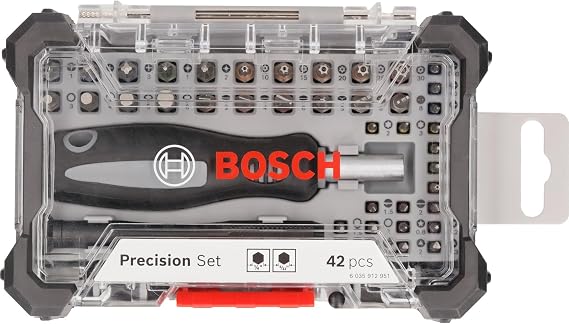 Bosch Hassas Tornavida Ucu Seti 42 Parçalı Set