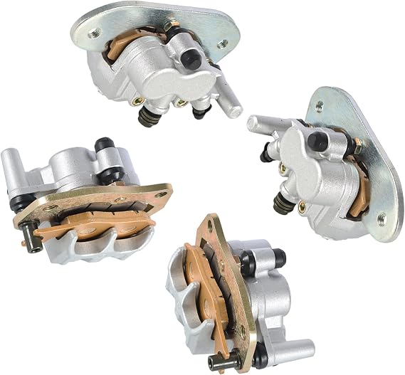 Front Rear Brake Calipers Replacement for Yamaha Rhino 700 YXR700 | Replacement for 5B4-2580T-01-00 2008-2013