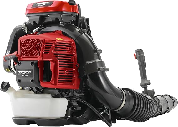 PRORUN 75.6cc 1020 CFM 240 MPH Gas-Powered 2-Cycle Backpack Leaf Blower, PBB2884
