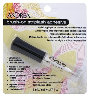 Andrea Brush-On Striplash Adhesive 0.17 Ounce 5ml 2 Pack