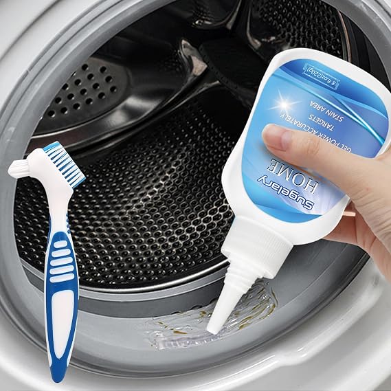 Sugelary Mold Stain Cleaning Gel, 8 fl oz All Purpose Cleaner for Washing Machine Gasket, Grout, Caulk, Shower, Sink, and Bathroom Surfaces