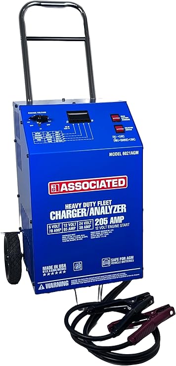 Associated 6/12/24 Volt HD Fleet Charger/Analyzer