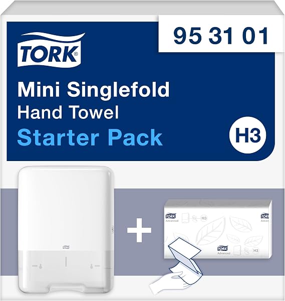 Tork Mini Single Hand Towel Dispenser, White