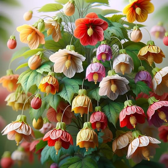 Seeds Abutilon Flowers Mix/Flowerling Maple Tree/Perenial Tree