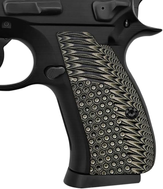 Cool Hand G10 グリップ CZ 75/85 コンパクト CZ P-01 P100 C100 T100 PCR CZ 75 D ネジ付き コヨーテ SPC-N1-24