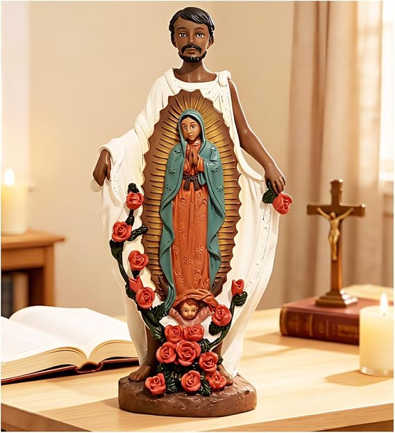 MeritMode Our Lady of Guadalupe Statue, Catholic Prayer Decor, Faith Gift