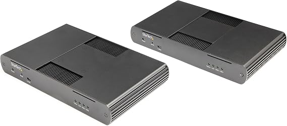 4-Port USB 3.0 Extender Hub with 1x Gigabit Ethernet Port Extension Over Single Cat6a/Cat7 Cable (RJ45) - 330ft (100m) - USB Extender Kit (USB-A) - 5Gbps USB 3.2/3.1 Gen 1 (USB3004EXT2)