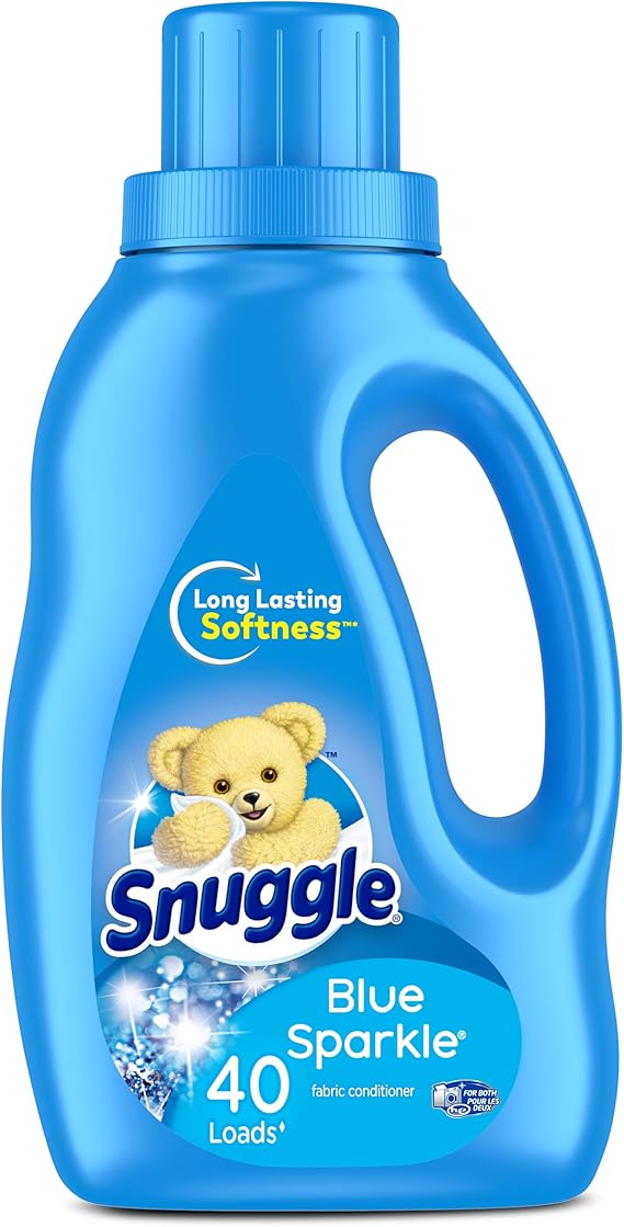 Snuggle Liquid Fabric Softener with Fresh Release, Blue Sparkle, 32 Fluid Ounces