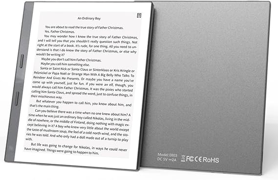 E Book Reader with 5.8 Inch Color Touch Screen, WiFi Compact & Lightweight Electronic Book Reader for Android, LCD Display Book Reader, 32GB ROM(TF Card Expansion to 1TB) (Gray)