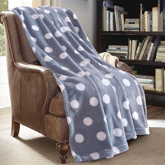 JML Flannel Blanket Throw for Couch - Soft, Lightweight Throw Blanket Shawls and Wraps, Plush 2 Pack Microfiber Fleece Throw for Adults, Pet, Travel, Home, Bed, Chair Decor - Brown