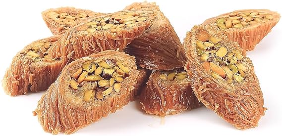 Indulge in the Premium Baklava Box - A Luxurious Selection of Authentic Baklava Flavors Including Borma Pistachio, Boukaj, and More- Available in 250g