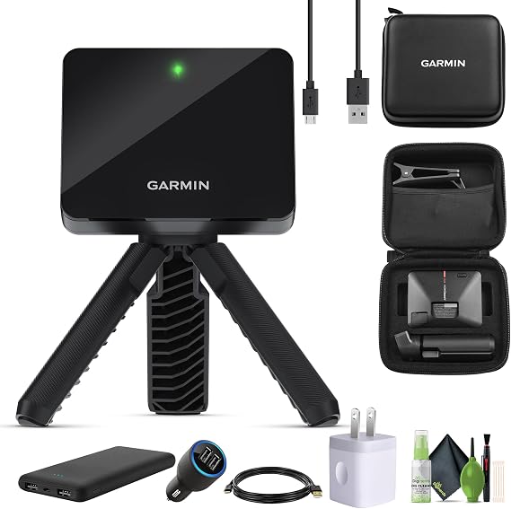 Garmin Approach R10 Portable Golf Launch Monitor Bundle