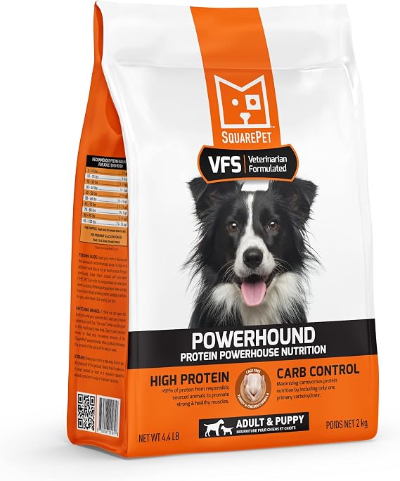 SquarePet - VFS PowerHoundTM Turkey & Chicken Canine 4.4lb