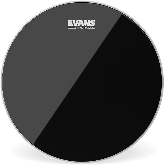 Evans Drum Heads - Hydraulic Black Tom Drumhead, 15 Inch