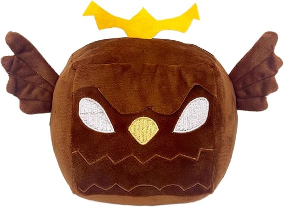 FOTN Blox Fruits Plush,Blox Fruits Plushies Mystery Box, Blox Fruits Plush Without Code,Christmas Birthday Ideal Gift for Boys Girls(Chick,Brown