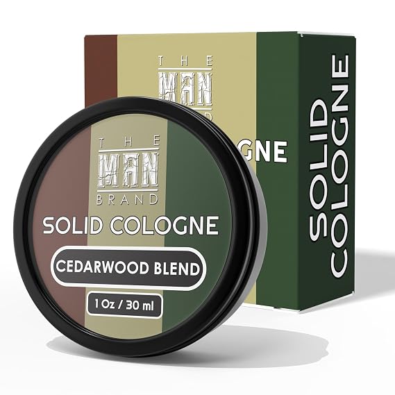 Cedarwood Blend Men's Solid Cologne, Cedarwood Blend Solid Cologne for men, 1 Ounce