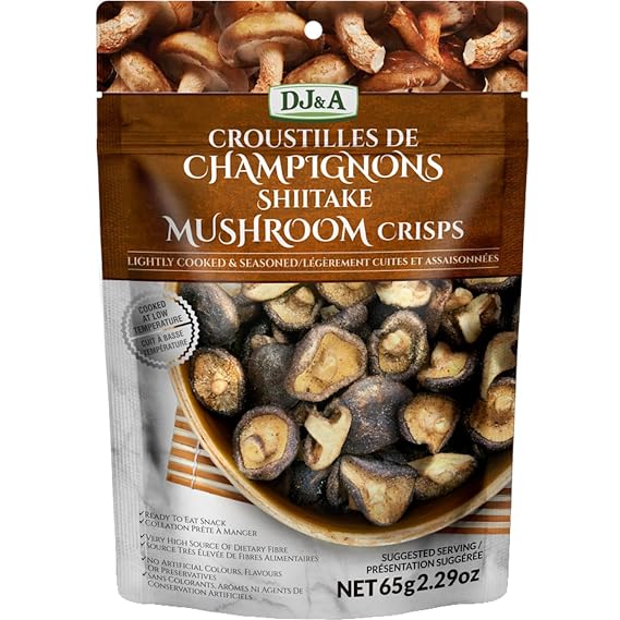 DJ&A Shiitake Mushroom Crisps, 65 GR