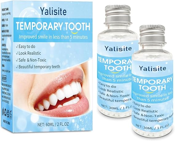Temporary Tooth Filling Repair Kit,Dental Beads for Missing & Broken Teeth