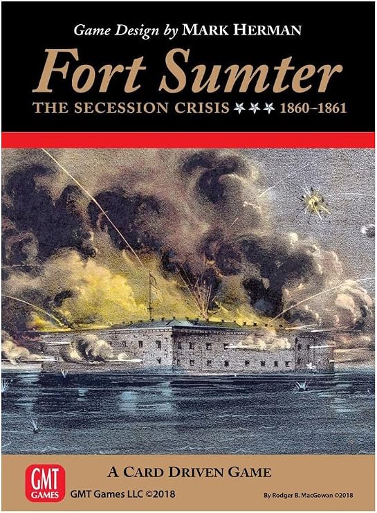 GMT Games GMT1808 Fort Sumter The Secession Crisis 1860 1861, Multicoloured